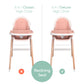 High Chair By Children Of Design Non-Reclinable 6 In 1 Baby Highchair For Babies And Toddlers, Modern Wooden, Easy To Clean, Rem