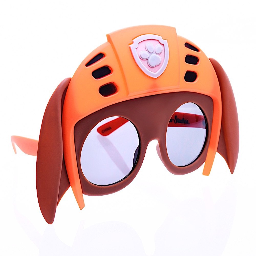 Sun-Staches Paw Patrol Official Zuma Sunglasses Costume Accessory, UV400 Lenses, Chocolate Lab Brown Mask, One Size Fits Most