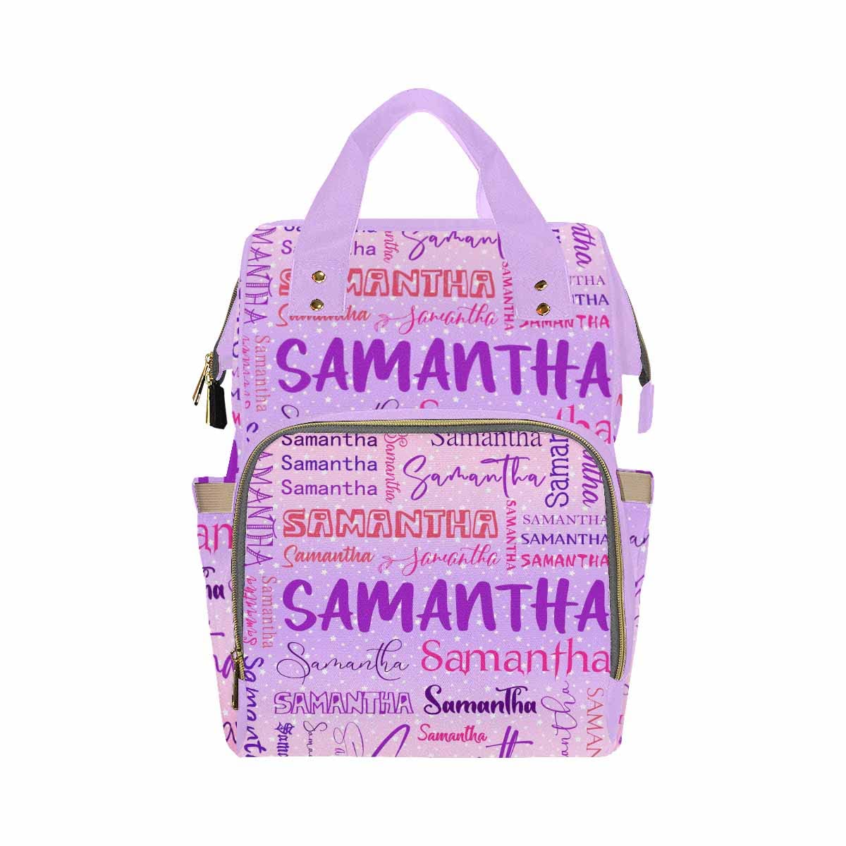 Custom Diaper Bag For Mom, Customized Diaper Backpack Personalized Mummy Nursing Baby Bags Fashion Shoulders Bag Casual Daypack