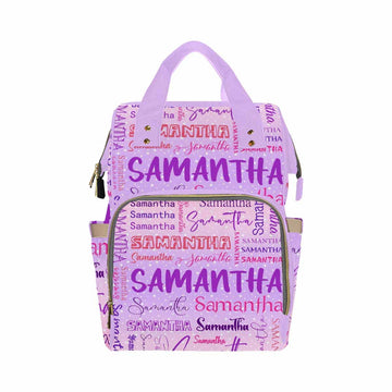 Custom Diaper Bag For Mom, Customized Diaper Backpack Personalized Mummy Nursing Baby Bags Fashion Shoulders Bag Casual Daypack