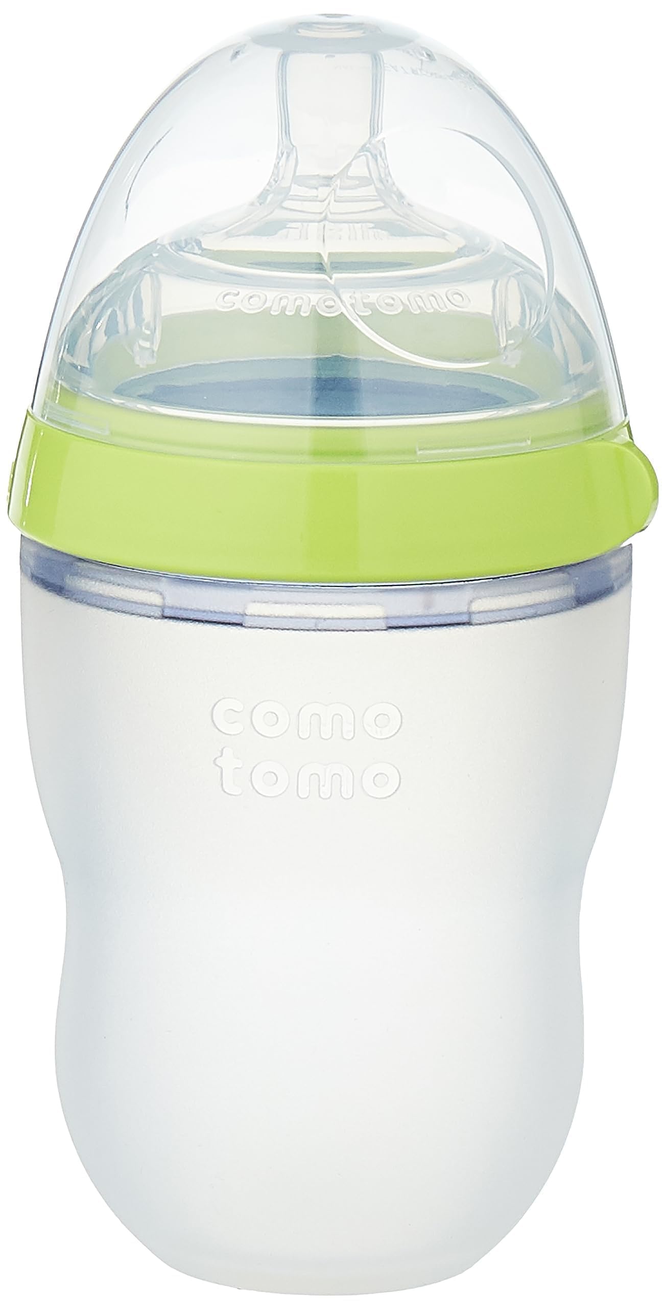 Comotomo Baby Bottle Single Pack, Green, 8Oz