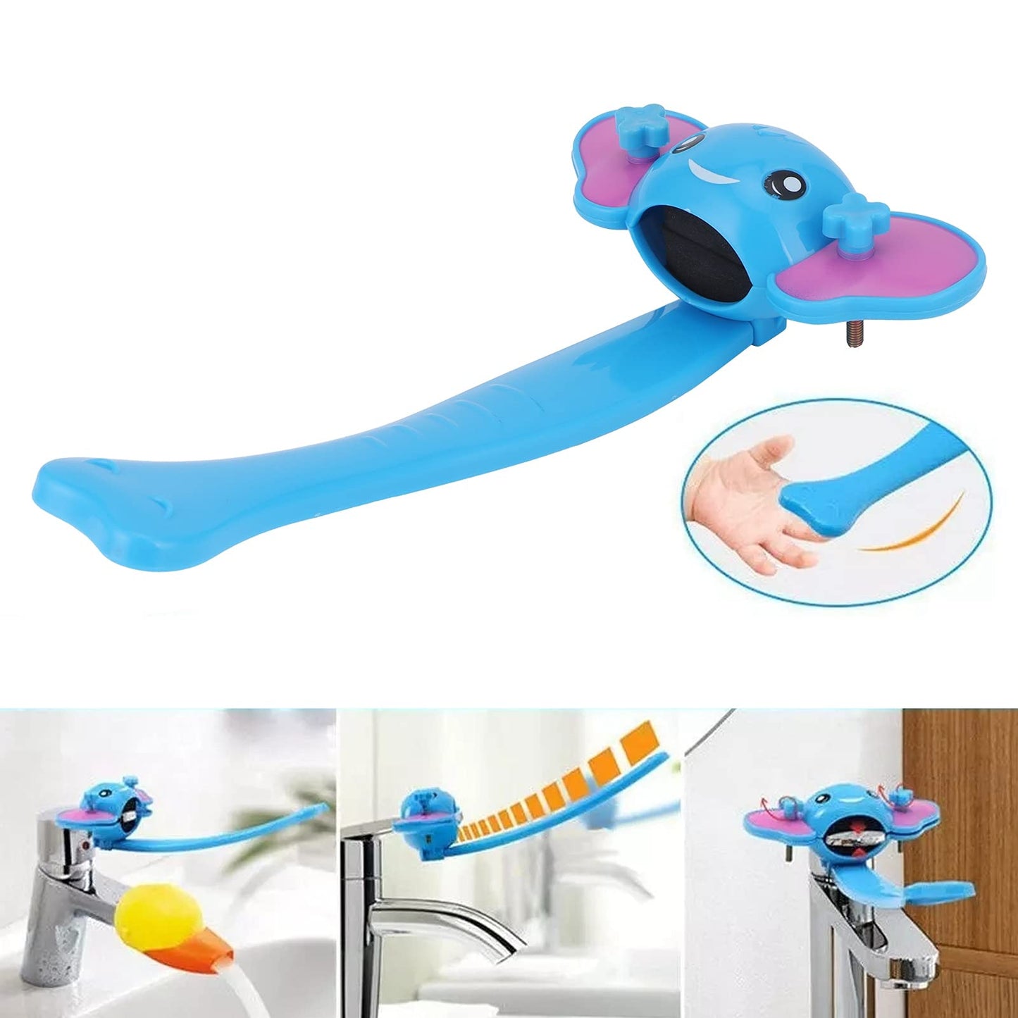 Sink Handle Extender For Toddlers Kids Babies Handle Extender Set Childrens Hand Washing Device(Blue)