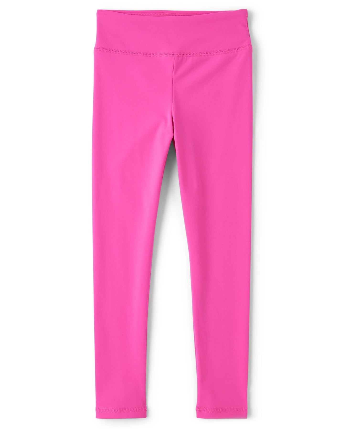 The Childrens Place Girls Soft Active Everyday Pull On Leggings, Pink Summer, Large