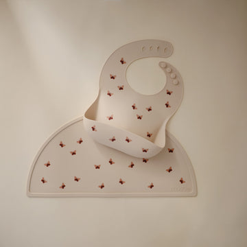 Mushie Silicone Placemat For Kids | Bpa-Free Non-Slip Design (Butterflies)