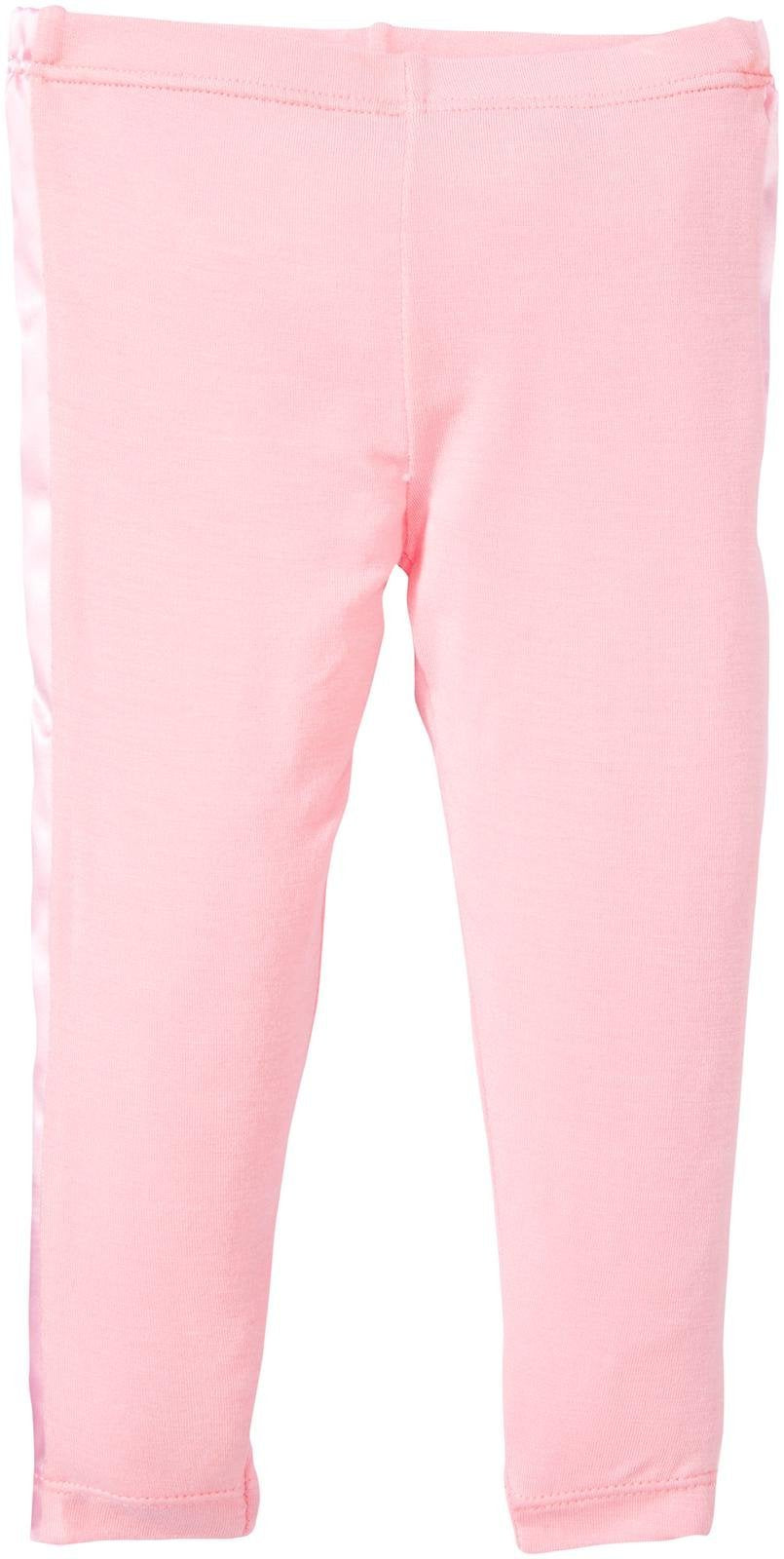 Kickee Pants Baby Girls' Leggings With Ribbon Stripe, Lotus, 3-6 Months