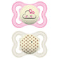 Mam Supreme Night Baby Pacifier, For Sensitive Skin, Patented Nipple, 2 Pack, 0-6 Months, Girl