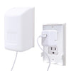 Dreambaby Extra-Large Dual Fit Outlet Plug Cover - Electrical Socket Guard For Standard And Decora - White - Model L945