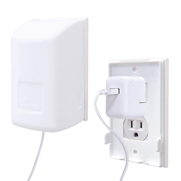 Dreambaby Extra-Large Dual Fit Outlet Plug Cover - Electrical Socket Guard For Standard And Decora - White - Model L945