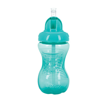 Nuby No-Spill Flip-It Cup, 10 Ounce, Single Pack Of 1 Cup, Colors May Vary