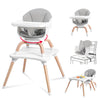 Komcot Baby High Chair, 7 in 1 Convertible High Chairs for Babies and Toddlers, Kids Learning Table, Building Block Table, Toddl