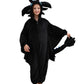 Atoz Onesie For Kids, Animal Pajamas Halloween Cosplay Costume For Girls Boys, Black Dragon 4-5T