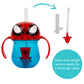 The First Years Spider-Man Trainer Straw Cup - Toddler Cups With Straw - Kids Water Bottles - 9 Months And Up - 7 Oz