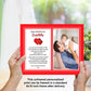 First Valentine'S Day Poem Gift From Baby To Daddy, 8X10 Inch Print Personalized With Names And Photo