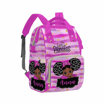 Artsadd Personalized Diaper Backpack With Name, Multi-Function Bags For Women Or Men With Thermal Pockets