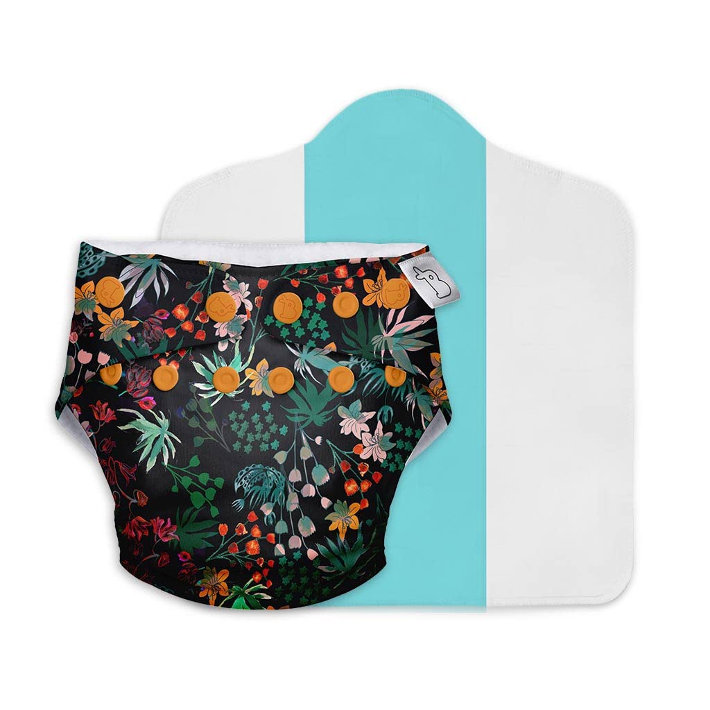 Superbottoms New Uno Freesize Cloth Diaper | Cloth Diaper For Babies 3M To 3Y | Washable & Reusable Cloth Diaper | Comes With Cl
