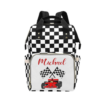 Custom Diaper Bag Backpack for Women, Personalized Name Nursing Mommy Daypack, Diaper Bag for Girls Boys, New Mom Dad Gifts (Rai