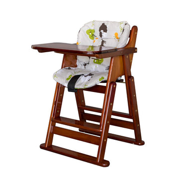 Twoworld High Chair Cushion, Large Thickening Baby High Chair Seat Cushion Liner Mat Pad Cover Breathable(Grey Sheep)