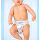Disposable Baby Changing Pad Liner - Economy Pack 50 Count (17 X 24 Inch) - Waterproof Absorbent Blue Hospital Underpad For Inco