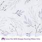 Boppy Nursing Pillow Cover, Gray Gentle Leaves, Single Cover, Easy-On Slipcover With Extra Soft 100% Polyester Microfiber Fabric