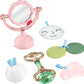 Fisher-Price Baby Toys Mini Me Moments Self-Care Sensory Set 6-Piece Rattle & Teether Activities for Newborns Ages 3+ Months