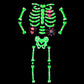 Toddler Girls Skeleton Pajamas Kids 2 Pcs Long Sleeve Glow In The Dark Pjs Girls Halloween Spider Pajamas Set Funny Sleepwear Cl
