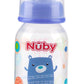 Nuby Printed Non-Drip Bottle, 4 Ounce, 1 Pack Of 1 Bottle, Colors May Vary