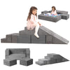 Gudoinsole Play Couch Sofa For Kids Tunnel Climber Fold Out Sofa Convertible Climb And Crawl Foam Playset For Creative Child Gir