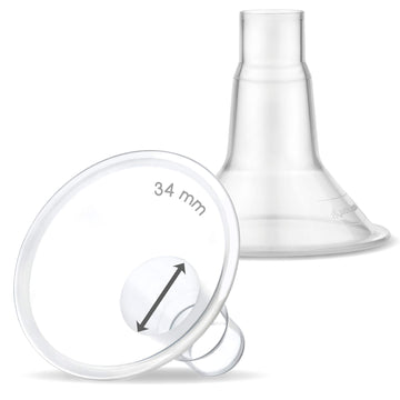 Maymom 34 Mm Extra Large Breastshield Compatible With Medela Breast Pumps. 2Ct/Pk