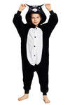 Canasour Cat Onesie Halloween Kids Cosplay Costume For Girls Animal Unisex Outfuit One Piece Hooded Farm Soft Pajamas Black Part