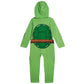 Teenage Mutant Ninja Turtles Little Boys Zip Up Cosplay Costume Coverall And Masks 6