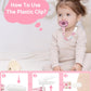 Alvababy Pacifier Clips 8 Packs Binky Paci Clip Holder Leashes For Newborn Baby Boys Girls Fits Baby Teethers Flower Fluit 8Dp14