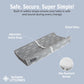 Baby Diaper Changing Pad - Soft, Waterproof Changing Pad, Non-Slip Bottom, Safety Straps & Ergonomic Contoured Design - Wipeable