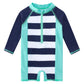 Uideazone Baby Toddler Boys And Girls Long Sleeve Swimsuit Upf 50+ Sun Protection One Piece Swimwear Summer Beach Rashguard Bath
