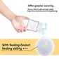 (6-Pcs) Travel Bottle Caps Compatible With Avent Bottles-Baby Bottle Lid-Bottle Lids Replacement-Rewritable Sealing Discs For Av
