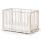 JOYMOR 8 in 1 Convertible Crib with Changer, Include 2    Mattress, Converts to Bassinet, Mid Crib, Full Size Crib, Daybed,Toddl