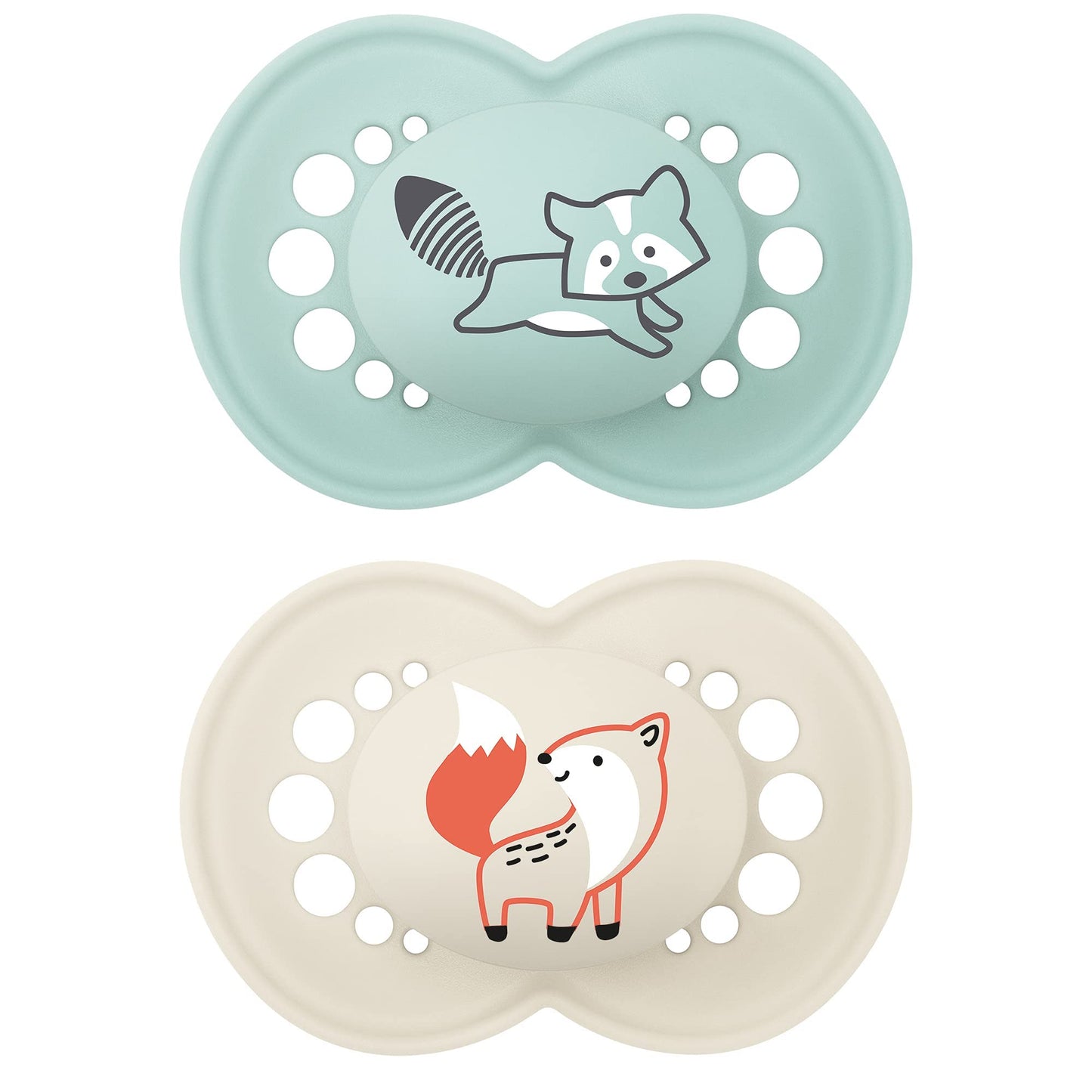 Mam Original Matte Baby Pacifier, Nipple Shape Helps Promote Healthy Oral Development, Sterilizer Case, Boy,16+ Months (Pack Of