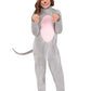 Kid'S Mouse Costume With Headband - Girl'S & Boy'S Rodent Animal Jumpsuit - Child Animal Halloween Costume Xs