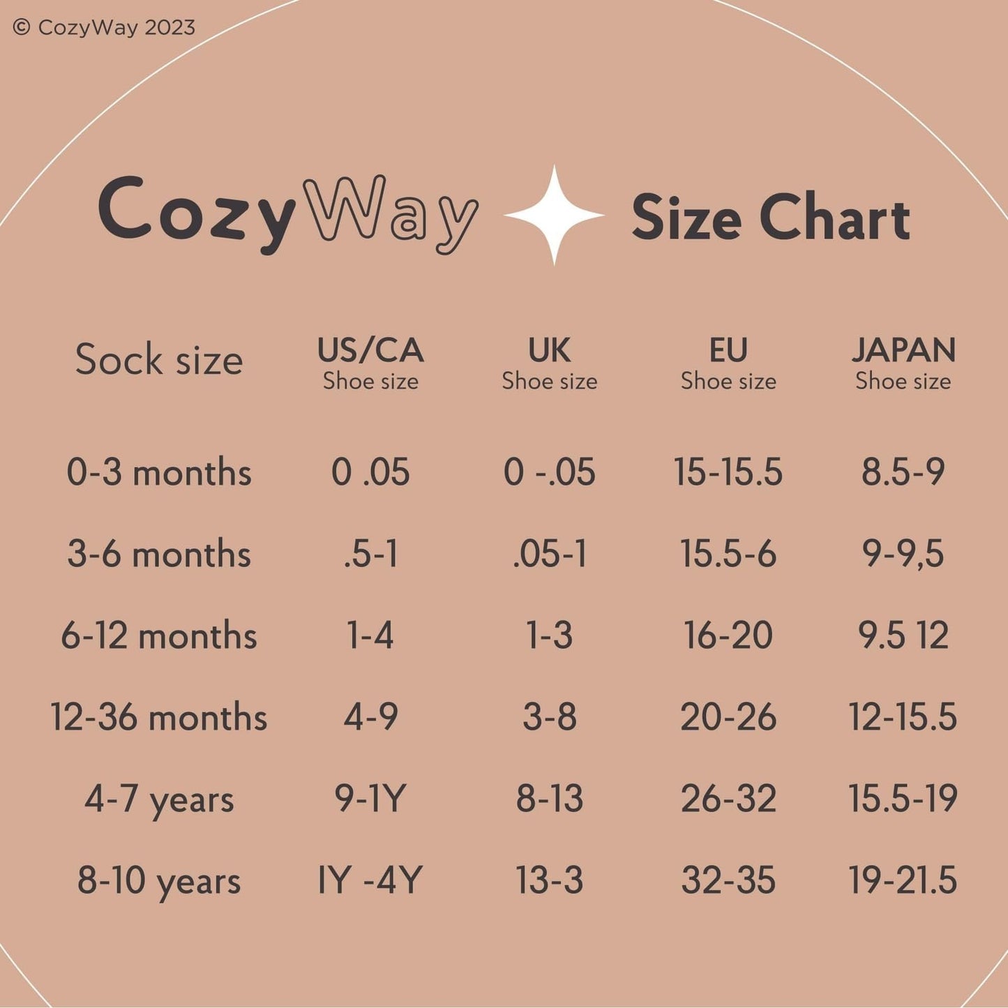 Cozyway Baby Socks With Grippers Non Slip Ankle Grip Socks For Boys And Girls Babies Comfy Soft Cotton Infant - 0-6 Months Unise