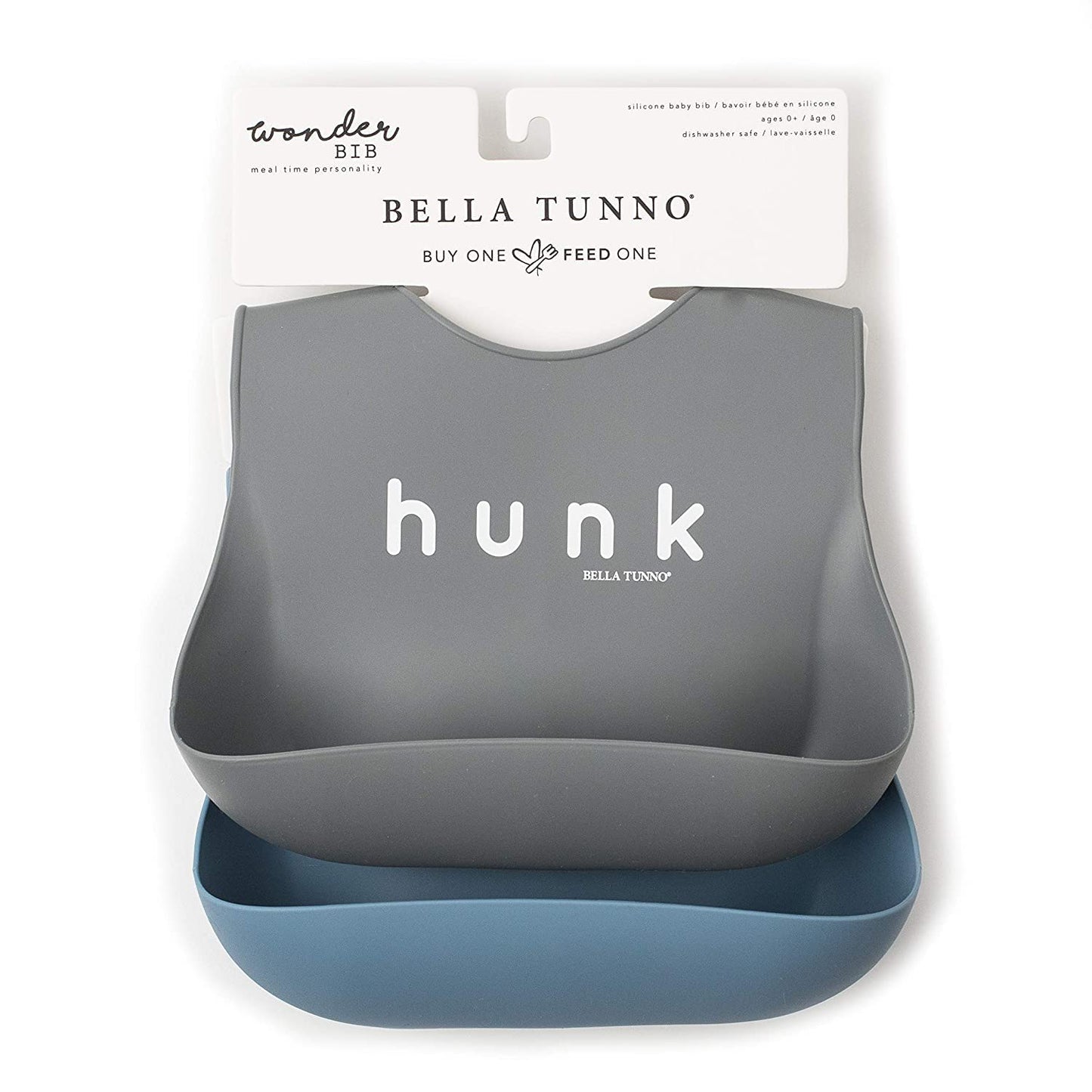 Bella Tunno Wonder Bib 2Pk - Adjustable Silicone Baby Bibs For Girls & Boys, Durable And Waterproof Bpa Free Silicone, The Man &