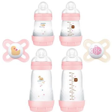 Newborn Essentials 'Feed & Soothe' Set (6-Piece), Girl, Light Orange