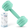 Baby Dumbbell Toy - Silicone Dumbbell Teether Toys Weight Rattle Sensory Toy for Babies - Great Gift for Baby and Toddler Girls 