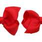 Zoonai 3 Inch Baby Girl Hair Bows Boutique Hair Clip Teens Toddlers Hairpin Headwear - Set Of 2 (Red)