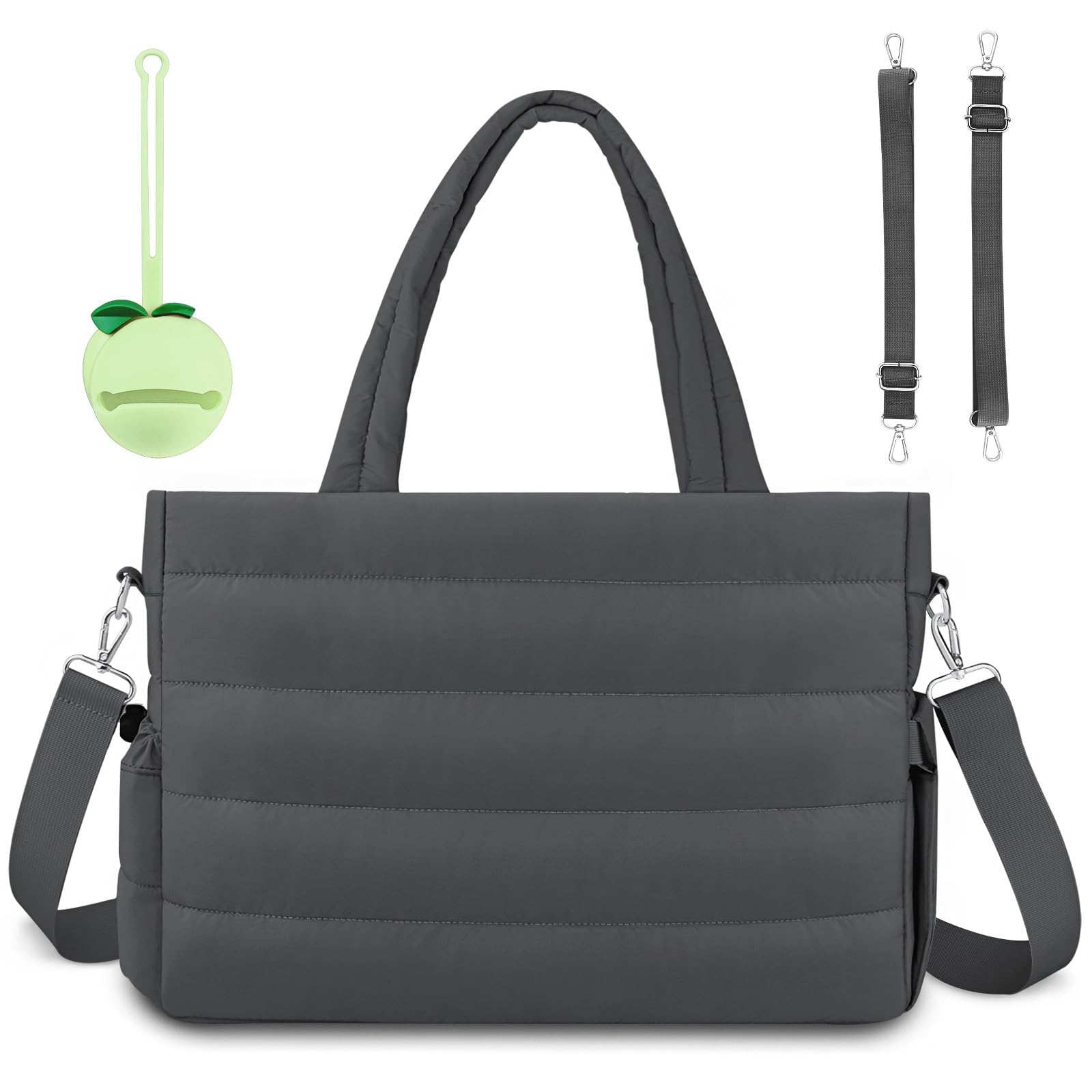 Kubya Diaper Bag Tote, Baby Diaper Tote Bags Shoulder Bag Mommy Handbag Hospital Bag Travel Large Tote Bag For Women Crossbody B