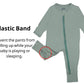 Guisby Baby Zippers Pajamas, Rayon Footless Romper With Mittens Green 12-18 Months