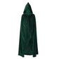 Durio Hooded Cloak Kids Hooded Cape Sarah Sanderson Kids For Halloween D Green X-Small
