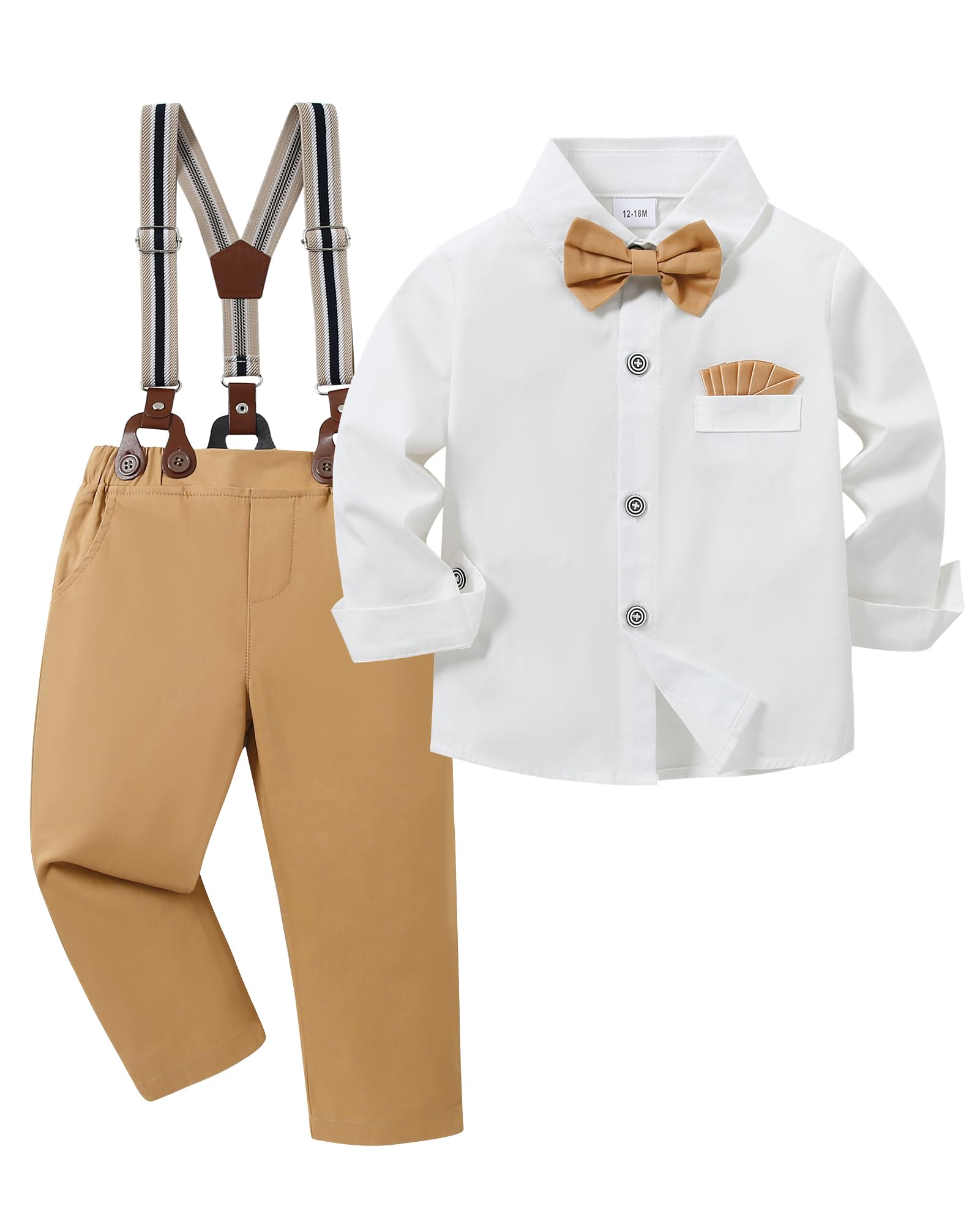 Yallet Toddler Baby Boy Clothes Suit Gentleman Dress Outfits, Wedding – Cutebaby WBBAPB0CT3FW69G