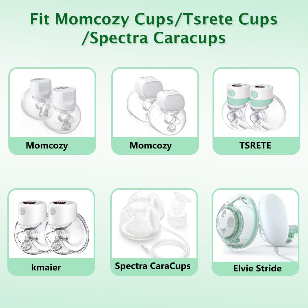 8Pc Duckbill Valves Compatible With Elvie Stride 2/Stride Pump Replacement Parts,For Momcozy,Tsrete Wearable Pumps,Spectra Carac