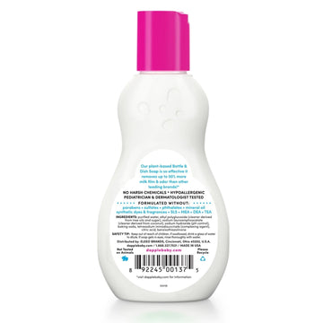 Dapple Baby Bottle & Dish Liquid Fragrance-Free Travel Size 3 Oz