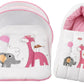 Toddylon 2 Pcs Baby Bedding Set For New Born Baby | Mosquito Net & Carry Bag | Soft Cotton Baby Bedding | Combo For 06 Months |