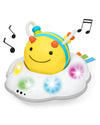 Skip Hop Baby Follow-Me Bee Tummy Time Crawl Toy 3-Stage Infant Sensory Development with Lights Sounds and Music Explore & More 